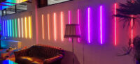 Karma Kebab Utrecht - LED lichten in kleurverloop aan de muur